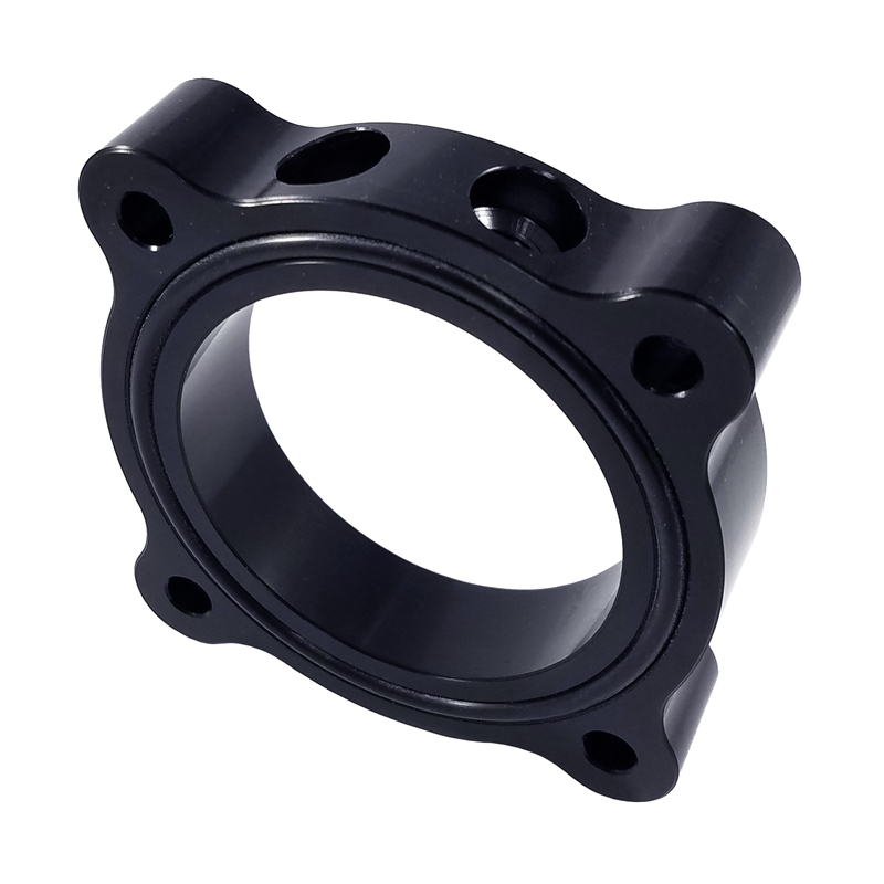 Ford Mustang Throttle Body Spacer - Torque Solution - Black - `15-`27